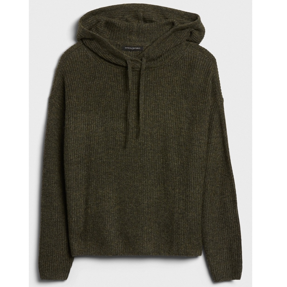 NWT | Banana Republic Ribbed Sweater Hoodie | Sz S
